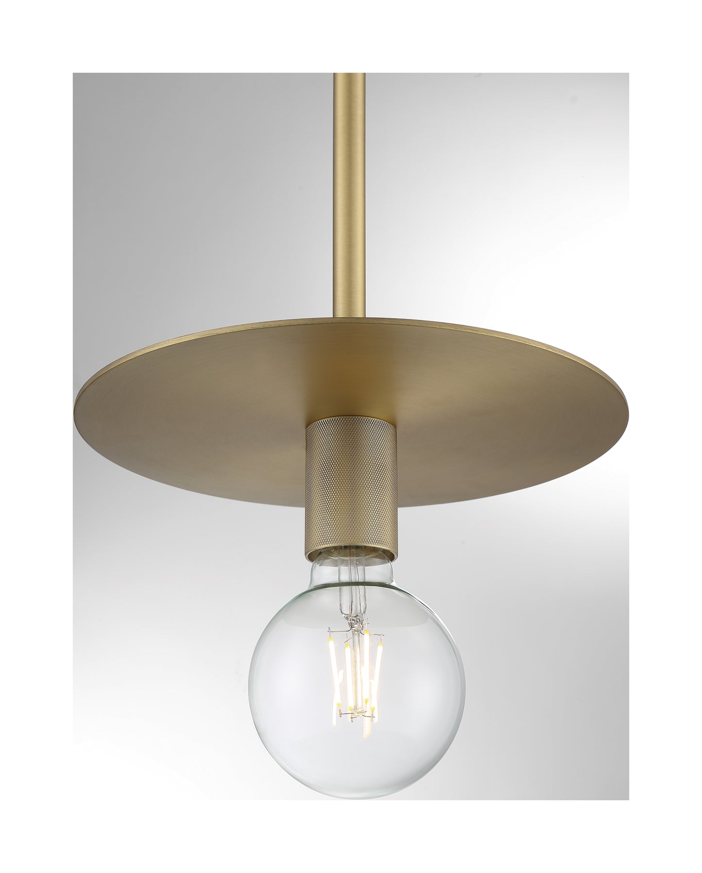 Bizet - 1 Light Mini Pendant with Vintage Brass Finish