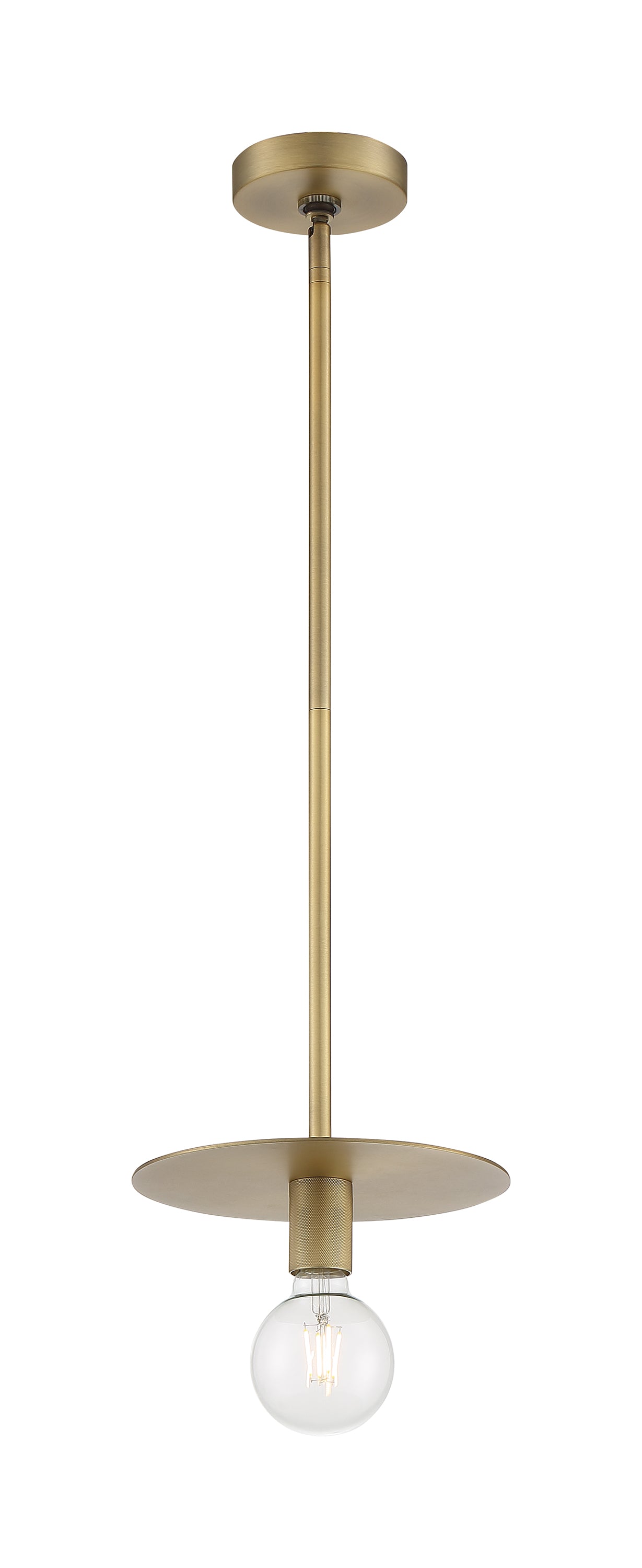 Bizet - 1 Light Mini Pendant with Vintage Brass Finish