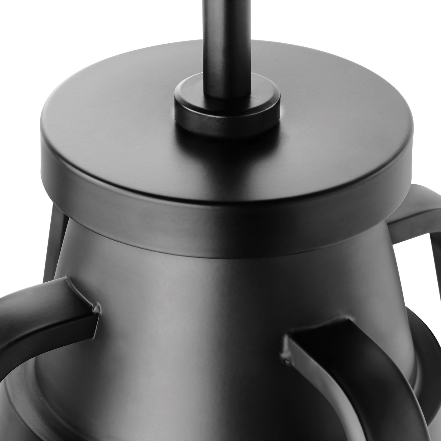 Everett - 1 Light 14" Pendant - Matte Black with Clear Glass