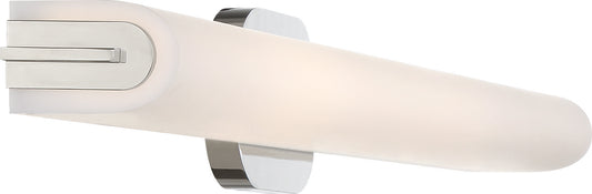 Lana - 36" LED Vanity with White Acrylic - Polished Nickel Finish