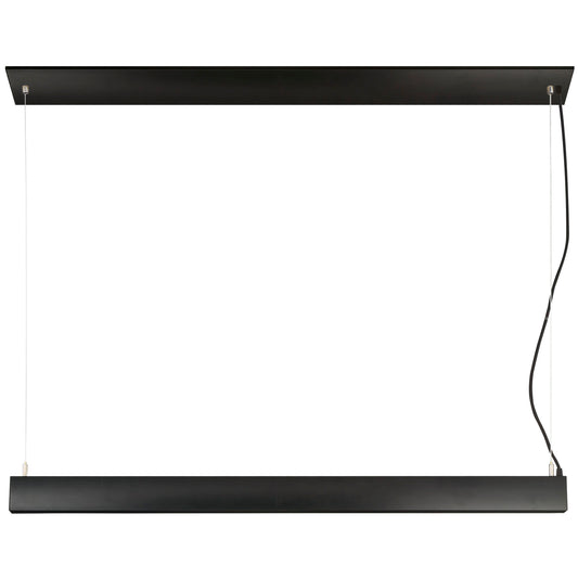 Task - LED Metal Linear Pendant with Sensor - Black Finish