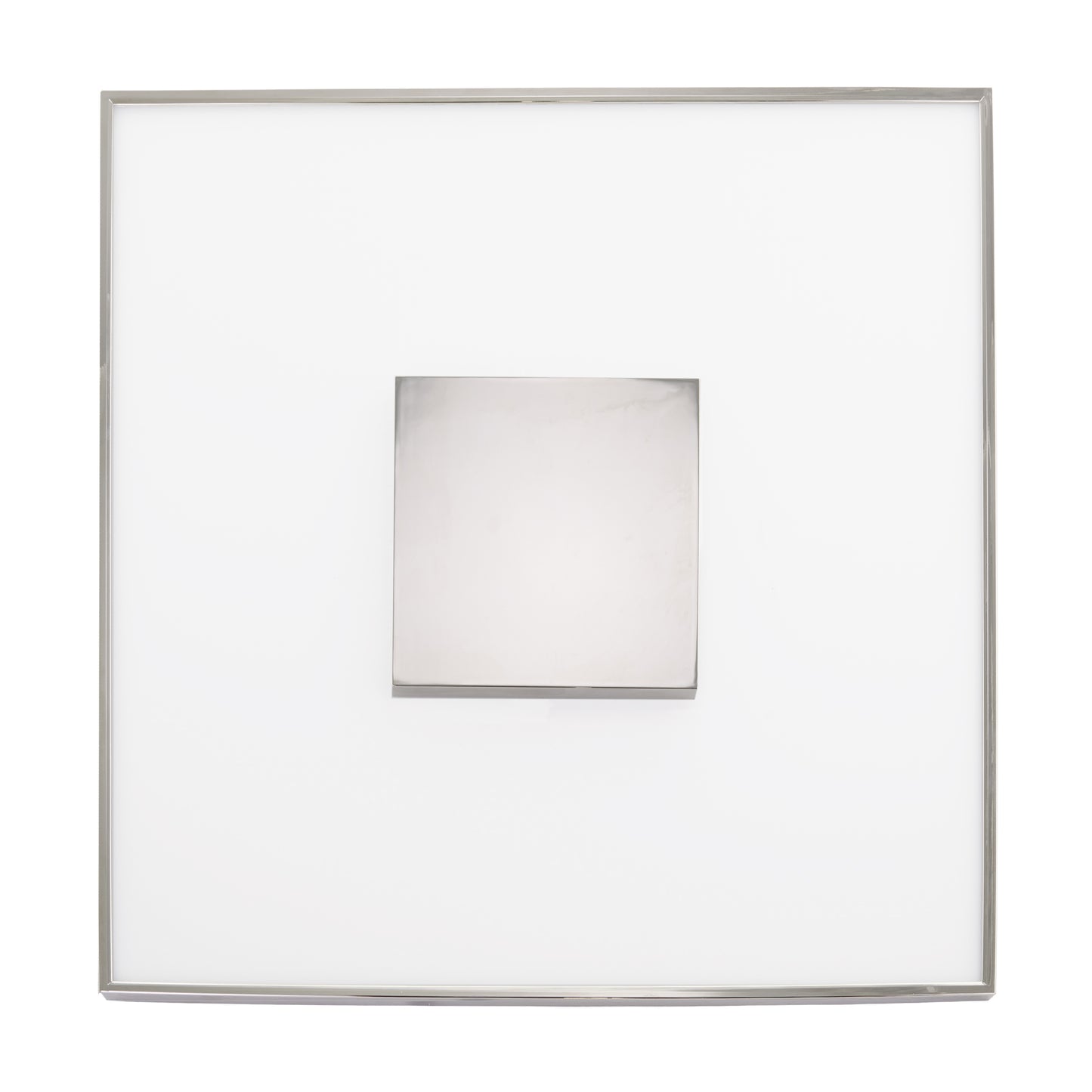 Blink Luxe - 17" Flush Mount 31.5W LED Fixture -  Square Shape with Polished Nickel Finish
