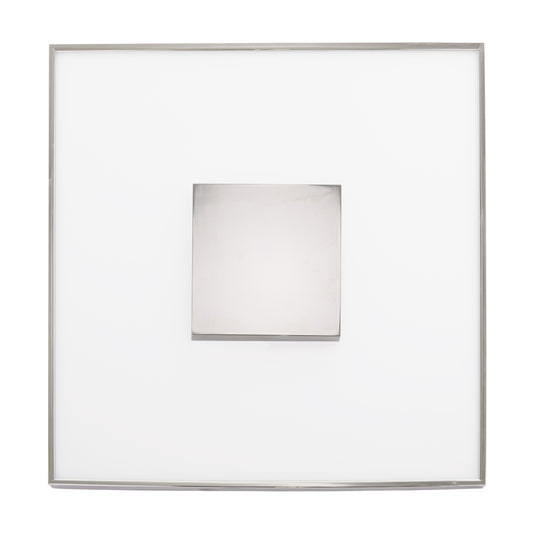 Blink Luxe - 17" Flush Mount 31.5W LED Fixture -  Square Shape with Polished Nickel Finish