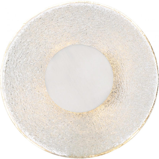Callisto - LED Flush with Mesh Glass - Polished Nickel Finish
