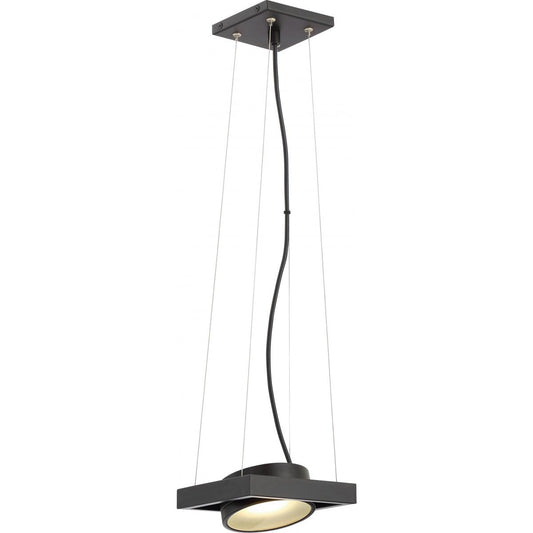 Hawk - LED Mini Pendant with Pivoting Head - Textured Black Finish